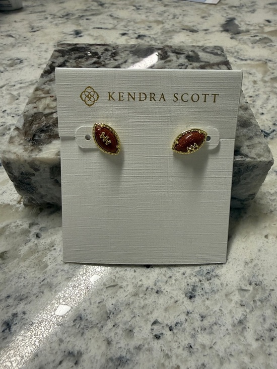 Kendra Scott Jewelry - Kendra Scott Gold Football Stud Earrings